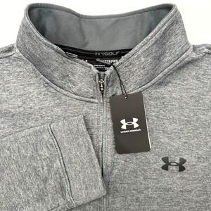 Under Armour Storm Sweater Fleece 1/4 Zip Golf Pullover Gray 1356661 XXL NWT
